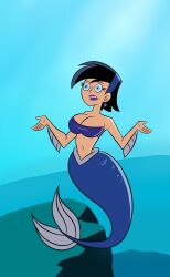 bra danny_fenton danny_phantom female gearfou genderswap_(mtf) large_breasts mermaid midriff rule_63 rule_63 tagme