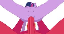 1boy anal animated anthro big_macintosh_(mlp) friendship_is_magic furry horn male my_little_pony schwoo twilight_sparkle_(mlp) unicorn