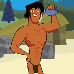 gay justin_(tdi) solo_male total_drama_island weasdepiro yaoi