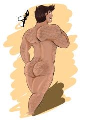 ass bara gaek gaek_art hair male male_butt male_only rafael_diaz star_vs_the_forces_of_evil