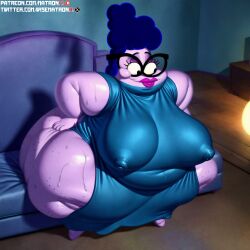 1girls 4k ai_generated anthro bbw belly big_belly big_breasts big_butt breasts breasts bunny_star cellulite chubby chubby_female fat female female female_only gigantic_thighs glasses heavy_bottom highres huge_belly huge_breasts large_breasts lipstick massive_ass massive_belly massive_thighs matronai_(artist) mature mature_female mature_woman milf morbidly_obese navel nickelodeon nipple_bulge nipples obese obese_anthro obese_female overweight overweight_female patreon patreon_username pinup solo solo_female solo_focus spongebob_squarepants ssbbw stable_diffusion starfish stomach sweat sweating the_patrick_star_show thick thick_ass thick_legs thick_thighs twitter_username