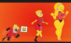 1girls age_progression ass_expansion bimbo bimbo_body bimbofication bimbofied cybernetic_corruption dash_parr emoji_(race) emojification female gearfou gender_transformation growth growth_sequence hourglass_expansion hourglass_figure mtf_transformation rule_63 tagme the_incredibles thigh_expansion transformation transformation_sequence