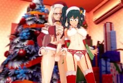 3d christmas eight69 female female_deku futanari izuku_midoriya mount_lady my_hero_academia rule_63 self_upload yuu_takeyama