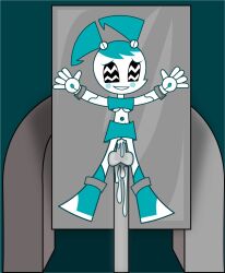 arms_up babydoll butch_hartman_style cartoon cartoony cum cum_inside forced fucked_silly jenny_wakeman nickelodeon penetrable_sex_toy penetration penis pinned_down robot robot_girl robot_humanoid robot_joints teenage_girl teenage_robot xj-9