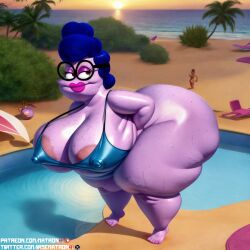 1girls 4k ai_generated anthro areola areolae ass ass bbw belly big_ass big_belly big_breasts big_butt breasts breasts bunny_star cellulite chubby chubby_female fat female female female_only gigantic_ass gigantic_breasts gigantic_thighs glasses heavy_bottom highres huge_belly huge_breasts huge_nipples large_areolae large_ass large_breasts large_nipples lipstick massive_ass massive_belly massive_thighs matronai_(artist) mature mature_female mature_woman milf morbidly_obese navel nickelodeon nipple_bulge nipples nude nude_female nudity obese obese_anthro obese_female overweight overweight_female patreon patreon_username pinup pussy solo solo_female solo_focus spongebob_squarepants ssbbw stable_diffusion starfish stomach sweat sweating swimsuit the_patrick_star_show thick thick_ass thick_legs thick_thighs twitter_username