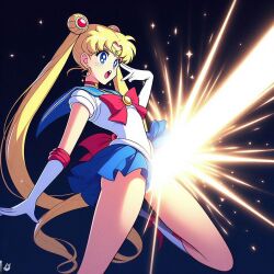 ai_generated bing_image_creator bishoujo_senshi_sailor_moon clothing laser laser_beam sailor_moon skirt usagi_tsukino weaponized_vagina what