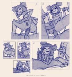 2024 4boys 4boys1girl anthro anus ass ball breasts cowgirl_position cum dick doodle female footjob handjob hi_res human human_male human_on_anthro human_penetrating_anthro male malicious_smile moaning monochrome muffet naked orgasm orgy penetration penis pinktaco pussy sketch spider undertale undertale_(series) watermark