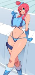 skyla (pokemon) from nintendo by nac000