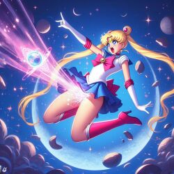 ai_generated bing_image_creator bishoujo_senshi_sailor_moon clothing laser laser_beam sailor_moon skirt usagi_tsukino weaponized_vagina what