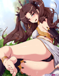 animeflux fate/grand_order fate_(series) feet ishtar_(fate) looking_at_viewer soles toes