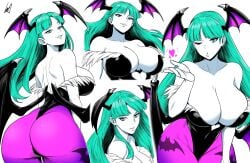 morrigan aensland from darkstalkers by lughost