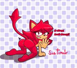 fan character from sonic (series) by sustomato10