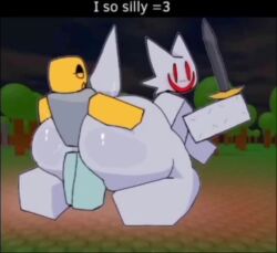 1boy 1girls 2d 2d_animation animated ass big_ass big_cock big_dick big_penis blocky_body bouncing_ass bouncing_butt bubble_ass bubble_butt cock cum cum_in_ass cum_inside cumming_in_ass cumming_inside dick doggy_style doggy_style_position enormous_ass femtanyl funny furry guhg_kemon horror horror_(theme) huge_ass huge_butt huge_thighs jiggle jiggle_physics jiggling jiggling_ass jiggling_butt large_ass large_butt male massive_ass massive_butt massive_thighs music noob noob_(roblox) outdoor_sex outdoors penis roblox robloxian sex shitpost shorter_than_30_seconds size_difference small_dom_big_sub sound sword tagme text thicc_thighs thick_thighs thighs thrusting_hard thrusting_into_ass token_(femtanyl) video wide_hip wide_hipped_female wide_hips wide_thighs