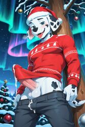 marshall (paw patrol) from christmas by luxeraora10