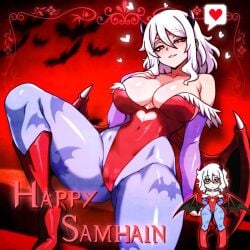 lilith (darkstalkers) from darkstalkers by fujita yoshinobu (ksk oda)