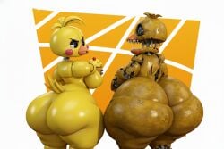 toy chica (fnaf) fan art