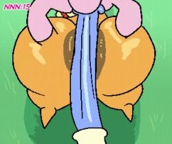 2girls anal animated applejack ass big_butt fat gif giraffe hips hotdogging male my_little_pony no_nut_november no_sound nudity nut oc offscreen outdoor outdoors penetration penis pinkie_pie_(mlp) pony pov sex shipping spread tagme video waffafries