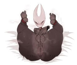 1dickgirl 2_horns alternate_body_type alternate_breast_size arthropod artist_name big_ass big_breasts big_butt black_body black_skin breasts bubble_ass bubble_butt bug dickgirl feet futa_only futa_sans_pussy futanari hollow_knight hollow_knight:_silksong hornet_(hollow_knight) inspectormcpig large_ass large_breasts large_butt silksong team_cherry