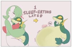 abashi_(globaldonut34) accidental_vore angry anthro bound comic death dialogue digestion digital_media_(artwork) dominant dominant_female english_text eyeshadow fatal_vore female forced fur gardevoir generation_3_pokemon generation_5_pokemon generation_8_pokemon globaldonut34 hi_res implied_permanent makeup male male/female nervous nintendo nude open_mouth oral_vore pokemon pokemon_(species) rumbling_stomach simple_background size_difference sleeping sleeping_pred sleeping_prey smaller_pred sneasler snivy speech_bubble submissive text timid trapped unwilling_prey vore