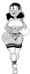 aged_up areola_slip ass big_ass big_breasts big_butt bottom_heavy breasts bubble_butt cartoon_network connie_maheswaran cropped cropped_image dark-skinned_female doompypomp edit erect_nipples erect_nipples_under_clothes fat_ass female female_only greyscale large_ass large_breasts monochrome nipple_bulge nipples shoulder_bag skimpy_clothes skirt source_request steven_universe steven_universe_future sweat sweaty thick_ass thick_thighs thong underboob voluptuous