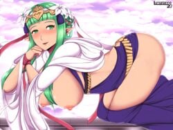 1girls alternate_ass_size alternate_breast_size alternate_version_available ass big_ass big_breasts breasts breasts_out color female female_only fire_emblem fire_emblem:_three_houses goddess green_hair huge_ass huge_breasts large_ass large_breasts long_hair lumarianne20 milf nabatean_(fire_emblem) nintendo nipples partially_clothed solo sothis_(fire_emblem)