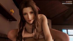 1boy 1girls 3d aerith_gainsborough animated audiodude breasts cowgirl_position creampie cum_in_pussy cum_inside female female_focus final_fantasy final_fantasy_vii final_fantasy_vii_remake girl_on_top green_eyes hair_ornament happy_sex high_resolution jewelry lazyprocrastinator long_hair looking_at_viewer male male_pov mikaelya mp4 nakadashi naked naked_sex necklace nude nude_sex penetration penis pov pussy sex shorter_than_30_seconds small_breasts smile solo_focus sound squatting_cowgirl_position straight uncensored vaginal_penetration video voice_acted wholesome