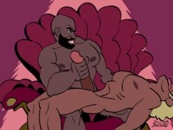 animated belascocomix dark-skinned_male gay jerking stroking_penis yaoi