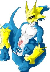 cum digimon digimon_(species) magnamon male_only royal_knights tagme