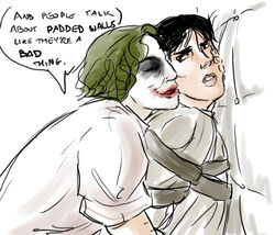 batman_(series) dc gay joker male male_only scarecrow the_dark_knight yaoi