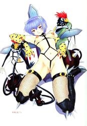 1997 medium_breasts neon_genesis_evangelion pen_pen penguin rei_ayanami stockings tagme