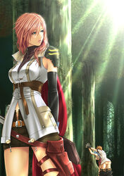 eclair_farron female final_fantasy final_fantasy_xiii forest gadot hiwainaru nature raito sex sword weapon