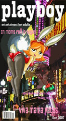 1girls 2007 bimbo bunny_ears bunny_tail bunnysuit debbie_turnbull debs_turnbull drago-flame eyeshadow female_only fishnet_pantyhose hourglass_figure lipstick makeup milf playboy playboy_bunny robotboy tagme wrist_cuffs