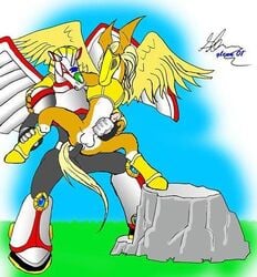 anthro digimon digimon_(species) digimon_adventure_02 gay male male_only pegasusmon sex tagme the_skyver