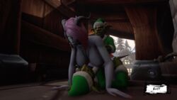 2020 3d alliance_(warcraft) animated auril_(artist) blizzard_entertainment christmas draenei female gif goblin goblin_male horde male original_character ruby_(auril) small_dom_big_sub tagme warcraft winter_veil world_of_warcraft