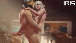 1boy 1girls 3d abs animated barefoot bouncing_breasts breasts cd_projekt_red ciri feet female green_eyes helmet irispoplar legs long_hair male medieval_armour medium_breasts nipples no_sound nude nude_female nude_male penis ponytail scar sex standing standing_sex straight the_witcher_(series) the_witcher_3:_wild_hunt tied_hair toes vaginal vaginal_penetration video white_hair