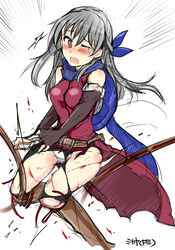 1girls blush fire_emblem fire_emblem:_radiant_dawn long_hair micaiah_(fire_emblem) mos1613 nintendo open_mouth panties ripped_clothing scar solo tears torn_clothes torture whip whip_marks whipped whipping white_panties wince