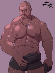 balls bara big_balls big_penis boner erection erection_under_clothes male male_only muscles muscular muscular_male overwatch overwatch_2 penis reaper reclamon solo solo_male underwear underwear_only