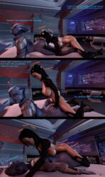 3d 3d_(artwork) anal anilingus asari ass_worship begging buttjob cum_drip female femdom futa_on_female futanari futasub liara_t'soni mass_effect mind_control miranda_lawson on_stomach precum prone_bone rimjob rimming wholeroastedchicken