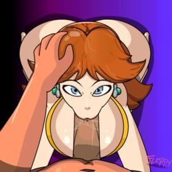 princess daisy from mario (series) by fleppyflepster