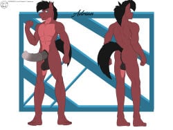 character_sheet equine furry horse male morningstarlewds nude reference_image tagme