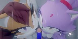 animated blaze_the_cat boobs collaborative_fellatio fan_character female ganondork kara_the_husky licking male mobian_(species) no_sound penis sonic_(series) sonic_the_hedgehog sonic_the_hedgehog_(series) tagme video