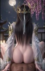 3d ai_generated battle_through_the_heavens btth cai_lin_(battle_through_the_heavens) female queen_medusa sex_from_behind tagme video