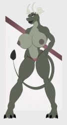 anthro breasts female morningstarlewds reptile tagme