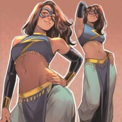 1girls aged_up agents_of_atlas ai_generated avengers big_ass big_breasts big_thighs breasts brown-skinned_female brown_body brown_skin champions_(marvel) curvaceous curvy curvy_figure dark-skinned_female dark_skin digital_media_(artwork) female hips hourglass_figure huge_ass huge_breasts huge_thighs inhuman kamala_khan large_ass large_breasts large_thighs legs marvel marvel_comics mature mature_female ms._marvel ms._marvel_(kamala_khan) mutant mutant_(marvel) phophopho slim_waist thick thick_hips thick_legs thick_thighs thighs voluptuous waist wide_hips young_avengers