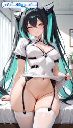 1girls 2026 ai_assisted ai_generated anime big_breasts black_hair boobs breasts bust busty garter_belt garter_straps goddess_of_victory:_nikke hi_res high_quality high_resolution highres large_breasts little_mermaid_(nikke) long_hair nikke nurse patreon patreon_username skypassion smile solo stable_diffusion thighhighs tits watermark
