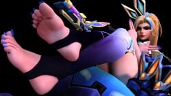 alternat0r218 feet foot_fetish foot_focus league_of_legends miss_fortune soles