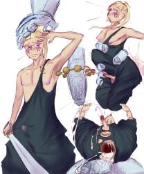 cum cum_in_ass cum_inside cum_on_penis cumming_from_anal_sex cumming_inside cumming_together femboy femboysub gaping gaping_anus gay haruta_shigemo huge_cock jujutsu_kaisen leafrake leaking_cum mahoraga_(jujutsu_kaisen) stomach_bulge stomach_deformation