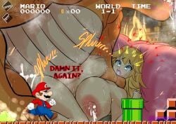 back blonde_hair bowser choking creampie diference_size dragon english_text huge_ass huge_balls huge_breasts huge_cock leaking_cum mario_(series) mario_bros mating_press milk milking monster monster_cock monster_on_female parody princess_peach sex sexy_female surprise_party text tongue tongue_out