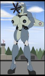 aeromorph aircraft female huge_breasts morningstarlewds tagme