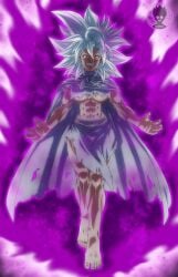1female 1girls 2022 5_toes abs artist_logo artist_name aura bare_feet bare_legs barefoot dated dragon_ball dragon_ball_xenoverse evil_eyes evil_grin evil_smile female_abs hair_between_eyes looking_at_viewer muscular muscular_arms muscular_female muscular_legs muscular_thighs original original_character purple_aura red_eyes red_eyes_female round_boobs round_breasts round_tits round_titties saiyan saiyan_female saiyan_girl saiyan_oc shiny shiny_abs shiny_body shiny_breasts shiny_clothes shiny_hair shiny_legs shiny_skin shiny_thighhighs shiny_thighs spiky_hair suture_art tagme thick_thighs thigh_highs thighhighs thighs torn_clothes torn_clothing transformation underboob voluptuous voluptuous_body voluptuous_female watermark white_hair white_hair_female